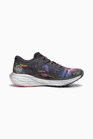 Deviate NITRO™ 2 'Marathon Series' Women's Running Shoes, PUMA Black-Strawberry Burst-Yellow Blaze, extralarge