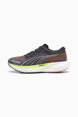 Deviate NITRO™ 2 Women's Running Shoes, PUMA Black-Lime Pow-Poison Pink, extralarge