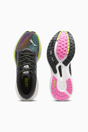 Deviate NITRO™ 2 Women's Running Shoes, PUMA Black-Lime Pow-Poison Pink, extralarge