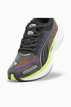 Deviate NITRO™ 2 Women's Running Shoes, PUMA Black-Lime Pow-Poison Pink, extralarge