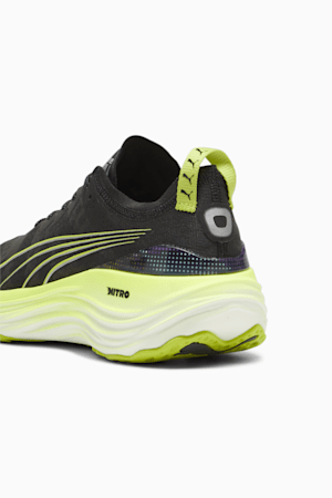 ForeverRun NITRO™ Men's Running Shoes, PUMA Black-Lime Pow-Mineral Gray, extralarge