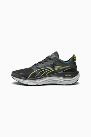 ForeverRun NITRO™ WTR Men's Running Shoes, PUMA Black-Malachite-Yellow Burst, extralarge