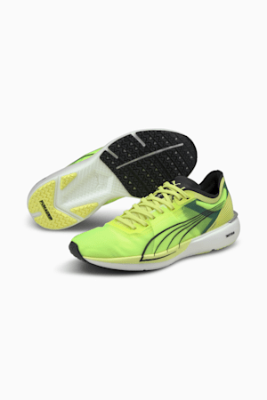 Liberate NITRO Women's Running Shoes, SOFT FLUO YELLOW-Puma Black, extralarge