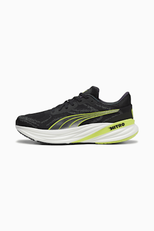 Magnify NITRO™ 2 Men's Running Shoes, PUMA Black-Lime Pow, extralarge