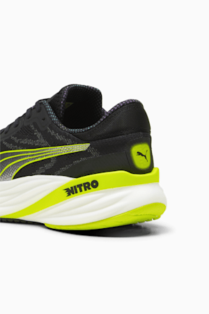 Magnify NITRO™ 2 Men's Running Shoes, PUMA Black-Lime Pow, extralarge