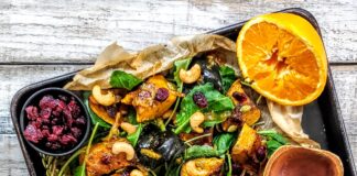 Roasted Squash and Kale Salad