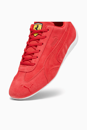 Scuderia Ferrari Speedcat Driving Shoes, Rosso Corsa-PUMA White, extralarge