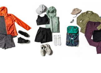 Fashion feature active adventure apparel