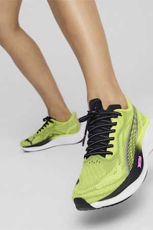 Velocity NITRO™ 3 Psychedelic Rush Women's Running Shoes, Lime Pow-PUMA Black-Poison Pink, extralarge