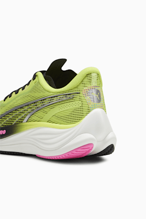 Velocity NITRO™ 3 Psychedelic Rush Women's Running Shoes, Lime Pow-PUMA Black-Poison Pink, extralarge